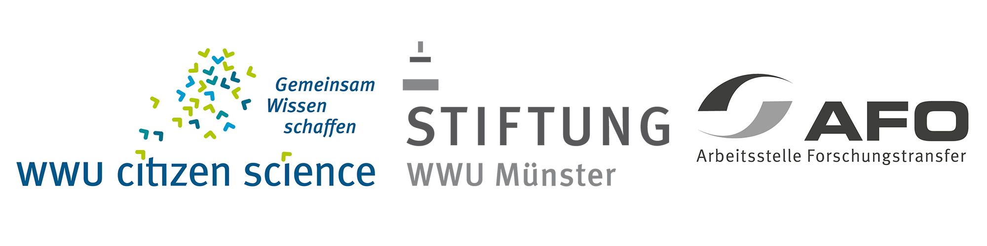 Stiftung WWU Citizen Science Arbeitsstelle Forschung Logo