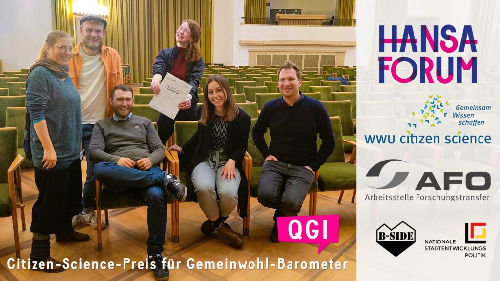 Citizien Science Preis der Stiftung WWU Münster
